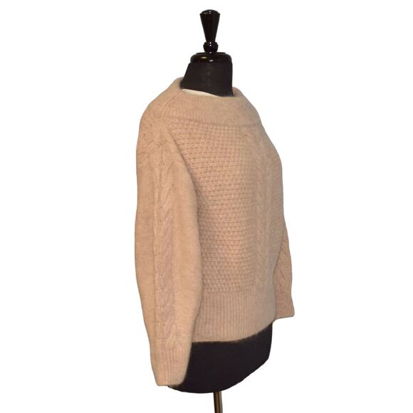 A8 Auth SLEEPING ON SNOW Pink Wool & Alpaca Hair Blend Pullover Sweater Size L - Picture 2 of 6